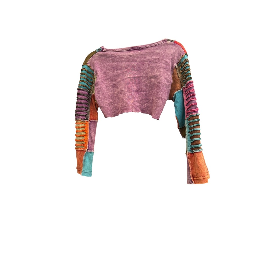 Rising International Patchwork Multi-Color Long S… - image 12